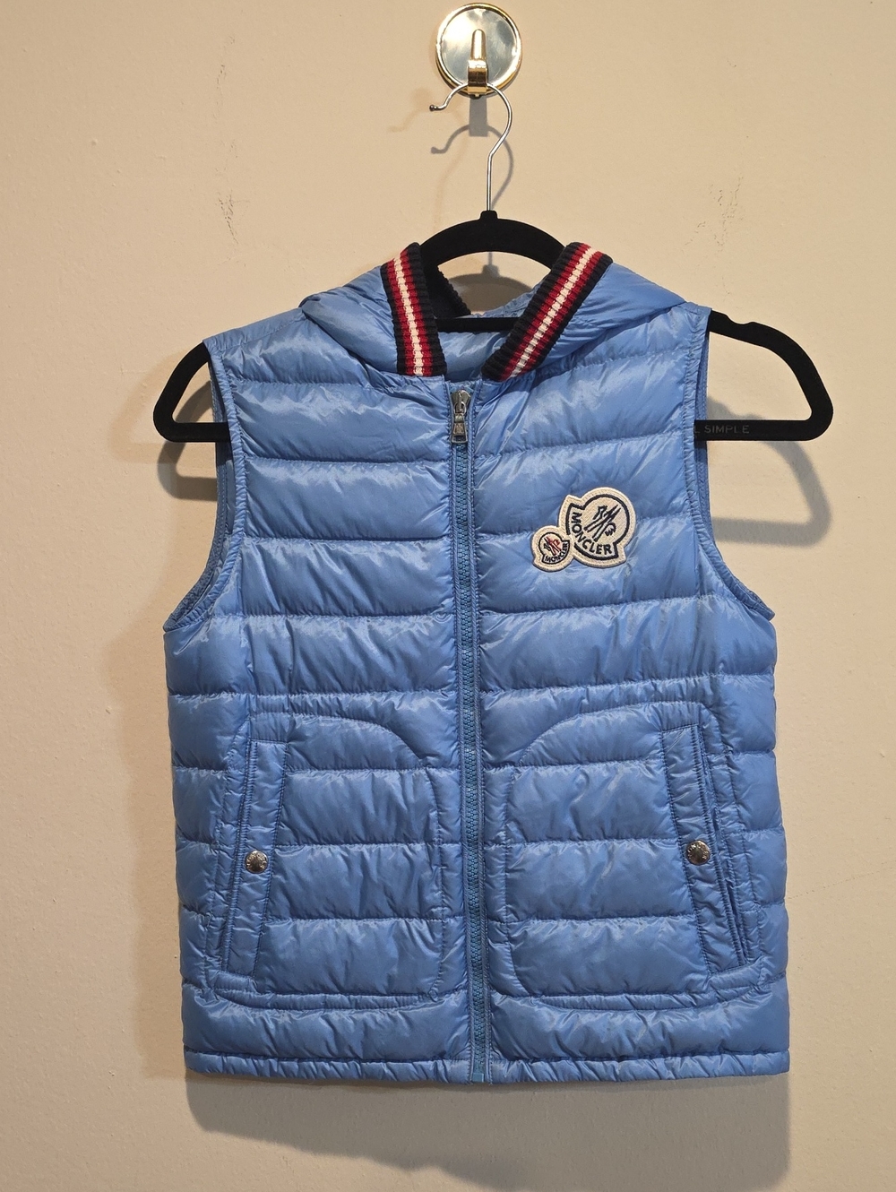 Moncler Light Blue Puffer Vest